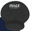 Soft-Top Mouse Pad w/ Wrist Rest (8-1/8"x8-1/2")